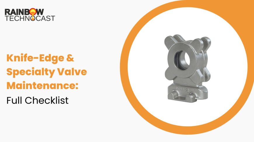 Knife-Edge & Specialty Valve Maintenance: Full Checklist