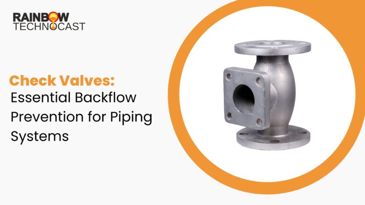 Check Valves: Essential Backflow Prevention for Piping Systems
