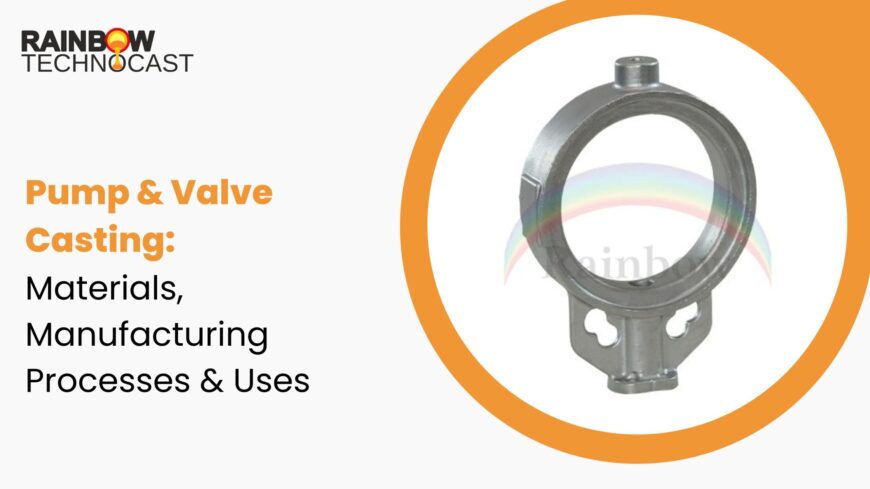 Pump & Valve Casting: Materials, Manufacturing Processes & Uses
